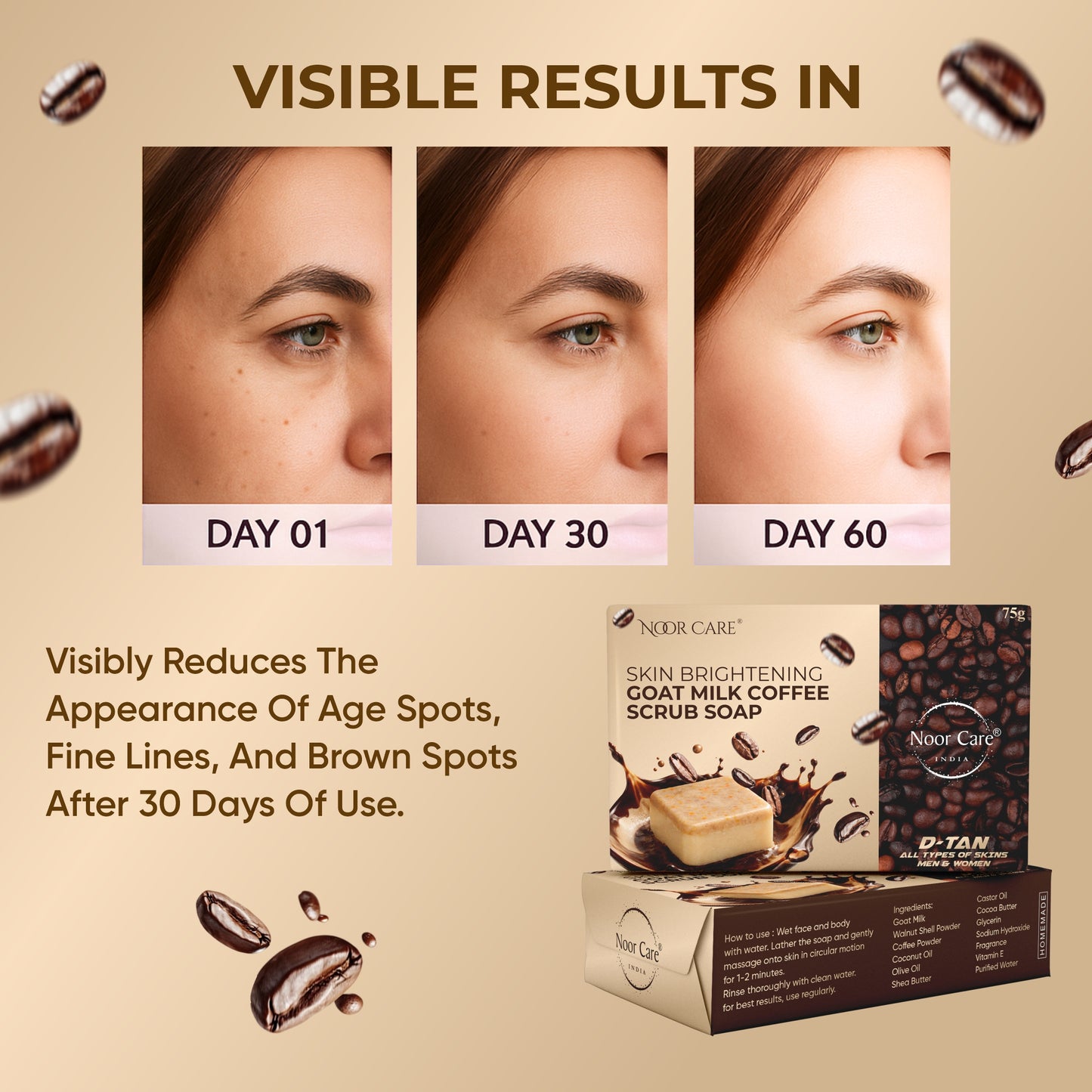 Skin Brightening Coffee Soap