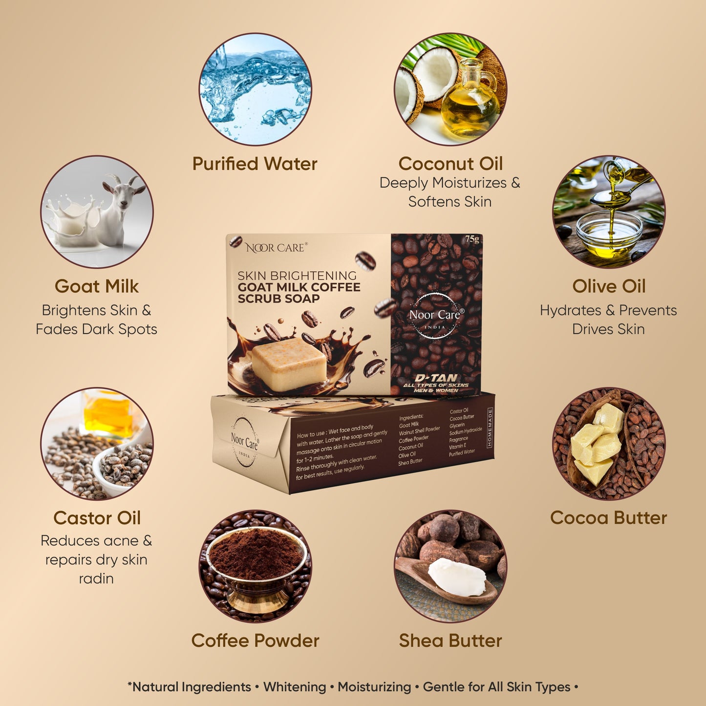 Skin Brightening Coffee Soap