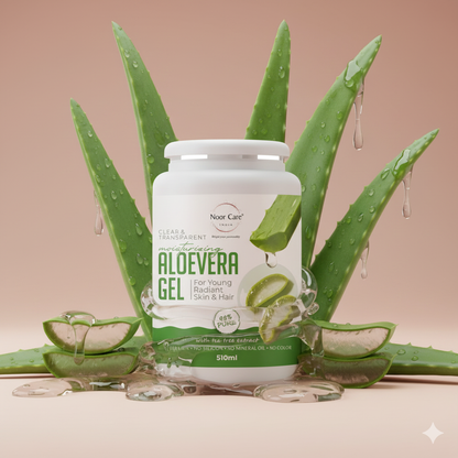 Clear & Transparent Moisturizing Aloe Vera Gel (510ml)