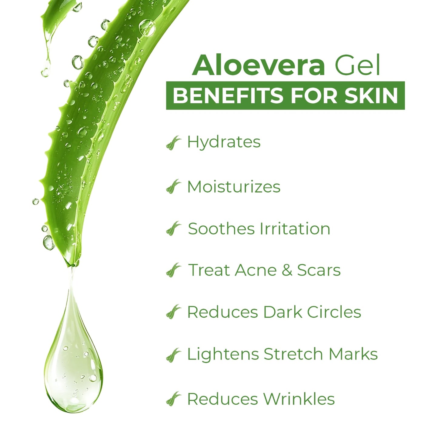 Clear & Transparent Moisturizing Aloe Vera Gel (510ml)