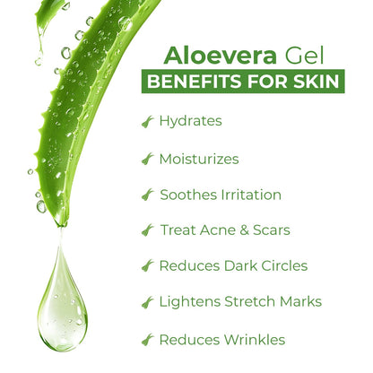 Clear & Transparent Moisturizing Aloe Vera Gel (510ml)