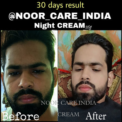 Noor Care Skin Whitening Combo | Ultra Whitening Night Cream & Goat Milk Rice Soap