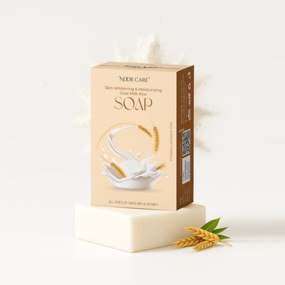 Noor Care Skin Whitening Combo | Ultra Whitening Night Cream & Goat Milk Rice Soap